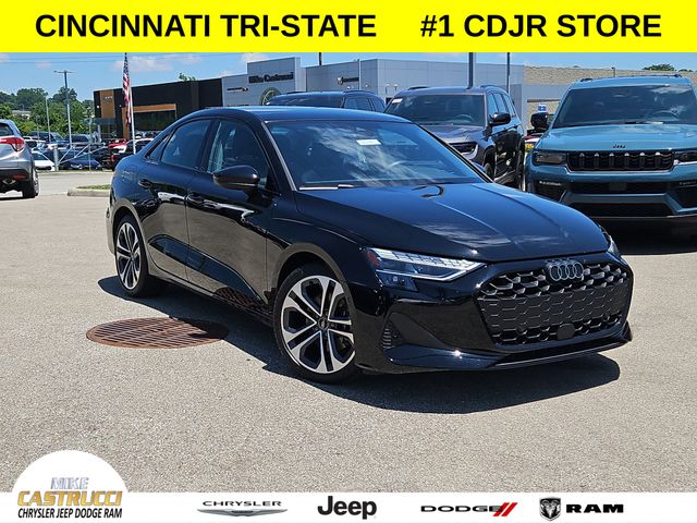 Black 2025 Audi A3 Sedan All-Wheel Drive 7-Speed Automatic