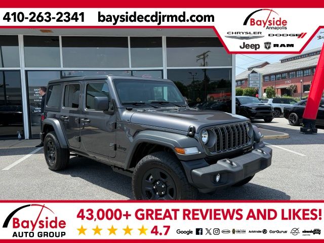 Gray (Granite Crystal Metallic Clearcoat) 2026 Jeep Wrangler SUV / Crossover Four-Wheel Drive 8-Speed Automatic