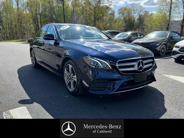 Lunar Blue Metallic 2020 Mercedes-Benz E-Class E 350 4MATIC AWD Sedan All-Wheel Drive 9-Speed Automatic