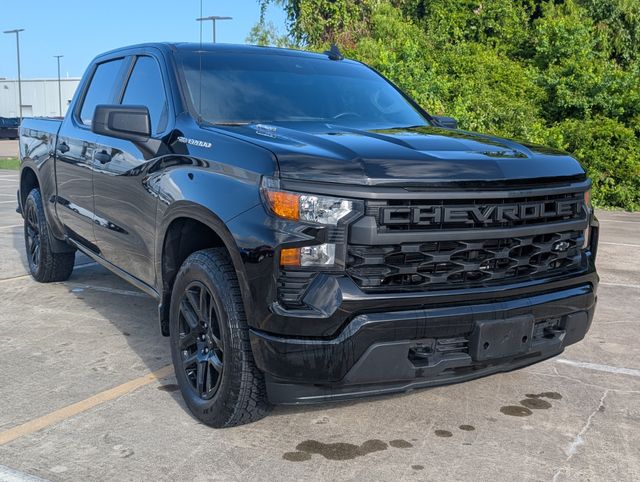 2025 Chevrolet Silverado 1500 Custom Black at Ross Downing Chevrolet