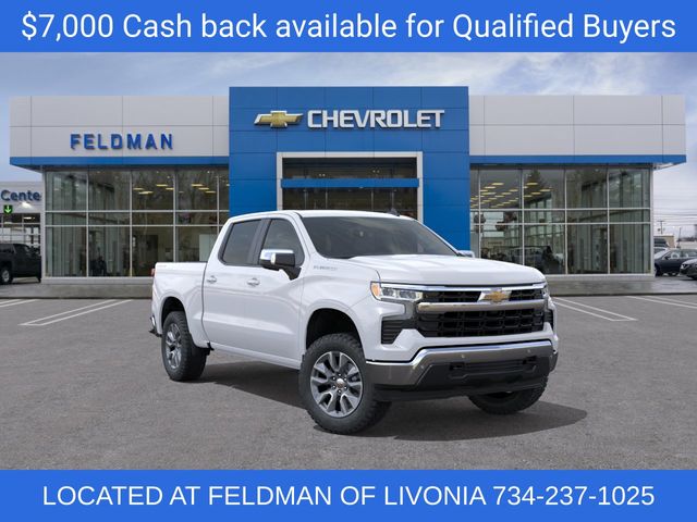 Summit White 2026 Chevrolet Silverado 1500 Pickup Truck Four-Wheel Drive Automatic