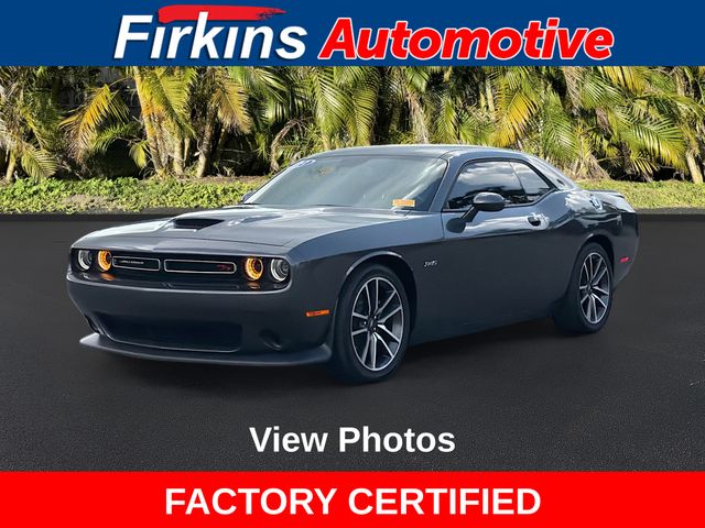 Gray (Granite Crystal Metallic Clearcoat) 2023 Dodge Challenger Coupe Rear-Wheel Drive 8-Speed Automatic