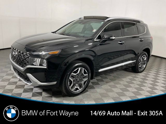 Twilight Black 2021 Hyundai Santa Fe SUV / Crossover Automatic