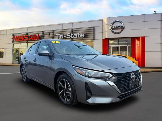 Gray (Gun Metallic) 2024 Nissan Sentra Sedan Front-Wheel Drive Continuously Variable Transmission