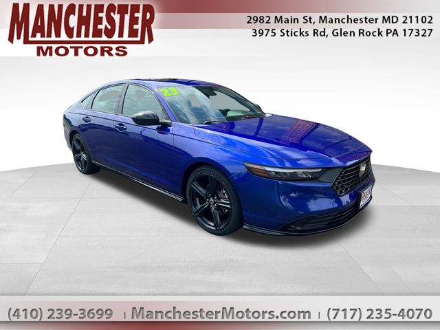 Still Night Pearl 2023 Honda Accord Hybrid Sedan Front-Wheel Drive Continuously Variable Transmission