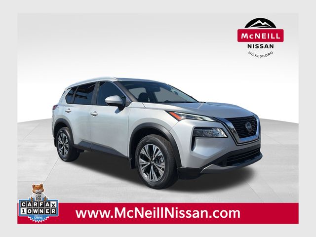 Brilliant Silver Metallic 2023 Nissan Rogue SV AWD SUV / Crossover All-Wheel Drive Continuously Variable Transmission
