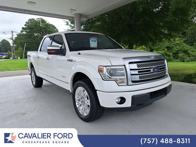 White Platinum Clearcoat Metallic 2014 Ford F-150 Pickup Truck Four-Wheel Drive 6-Speed Automatic