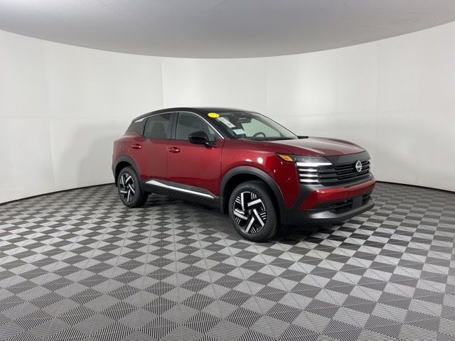 2025 Scarlet Ember Tintcoat/Super Black Nissan Kicks SV FWD SUV