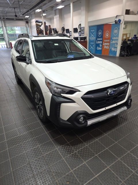 2024 Subaru Outback Limited White at Sutliff Volkswagen