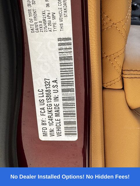2025 Jeep Grand Cherokee L Summit Red at Classic Elite Chevrolet Sugar Land