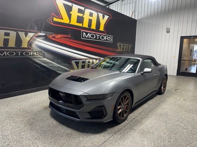 Gray Metallic 2026 Ford Mustang Convertible Rear-Wheel Drive 6-Speed Automatic