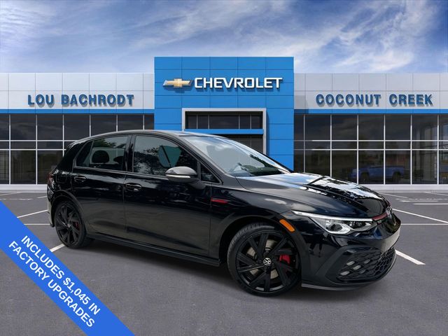 Deep Black 2023 Volkswagen Golf GTI Hatchback Front-Wheel Drive 7-Speed Dual Clutch