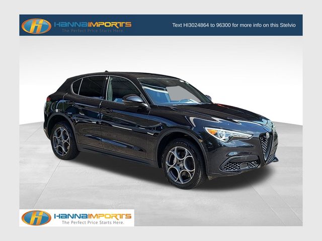 Vulcano Black Metallic 2023 Alfa Romeo Stelvio SUV / Crossover Rear-Wheel Drive 8-Speed Automatic
