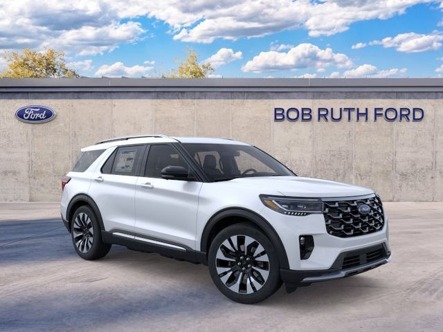 2026 Ford Explorer Platinum White at Bob Ruth Ford