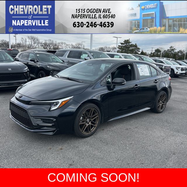 Midnight Black Metallic 2024 Toyota Corolla Nightshade FWD Sedan Front-Wheel Drive Continuously Variable Transmission