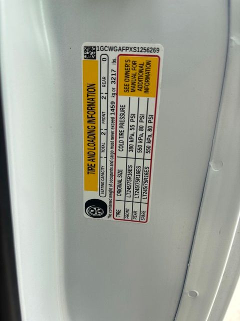 Used 2025 Chevrolet Express 2500 Van