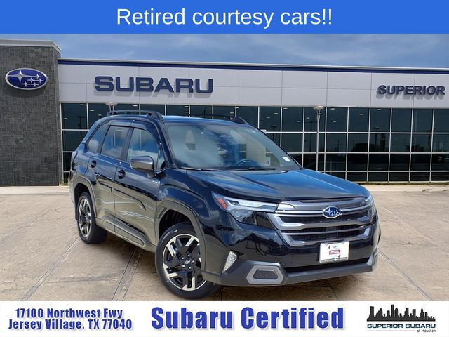 Crystal Black Silica 2025 Subaru Forester Hybrid SUV / Crossover All-Wheel Drive Continuously Variable Transmission