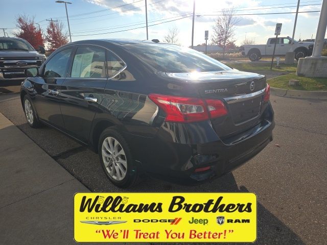 2019 Nissan Sentra SV - Super Black exterior view 9