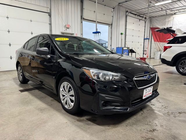 Crystal Black Silica 2017 Subaru Impreza 2.0i Sedan All-Wheel Drive Continuously Variable Transmission