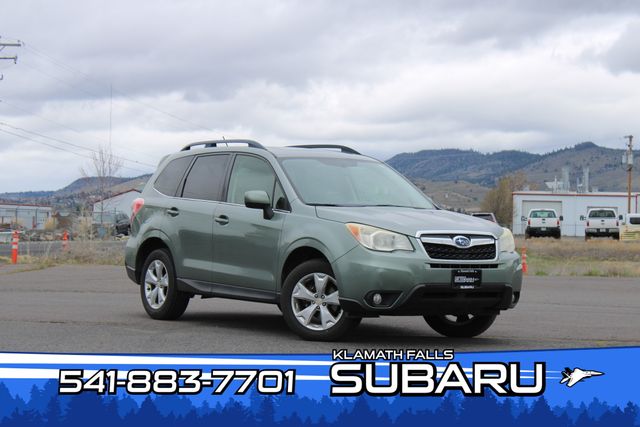 Jasmine Green Metallic 2014 Subaru Forester 2.5i Limited SUV / Crossover All-Wheel Drive Continuously Variable Transmission
