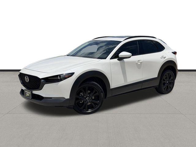 2024 Mazda CX-30 2.5 S Premium Package White at Parkway Family Mazda