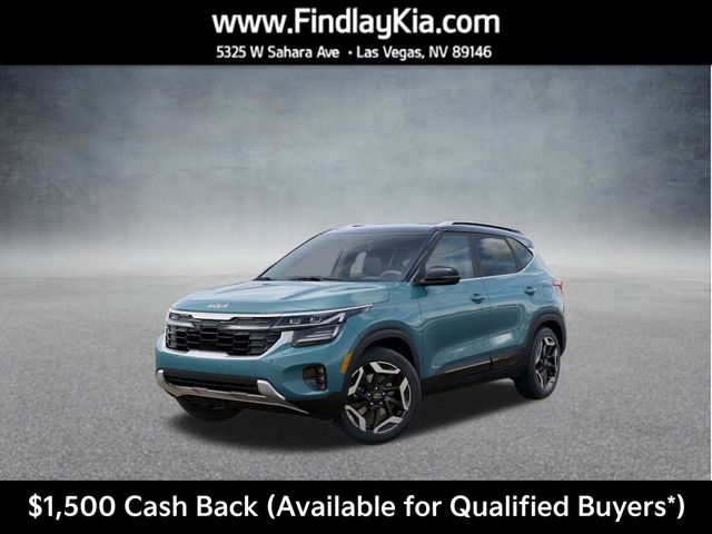 Pluton Blue/Black Roof 2026 Kia Seltos SUV / Crossover All-Wheel Drive 8-Speed Automatic