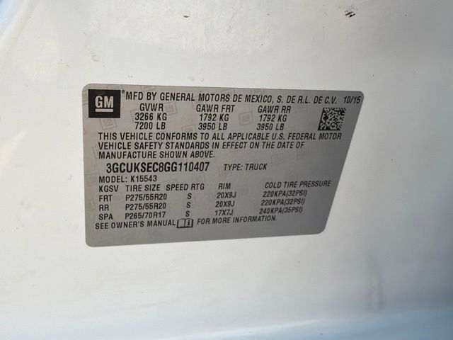Used 2016 Chevrolet Silverado 1500 Truck