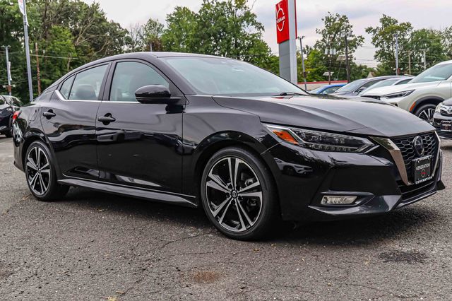 Super Black 2020 Nissan Sentra Sedan Front-Wheel Drive Continuously Variable Transmission