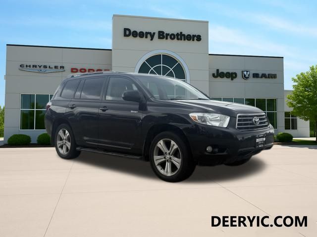 Black 2008 Toyota Highlander SUV / Crossover All-Wheel Drive 5-Speed Automatic Overdrive