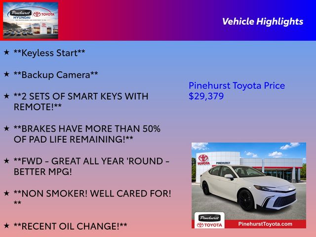 Used 2025 Toyota Camry Sedan