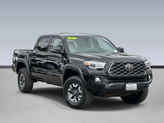 Midnight Black 2021 Toyota Tacoma Pickup Truck 6-Speed Automatic