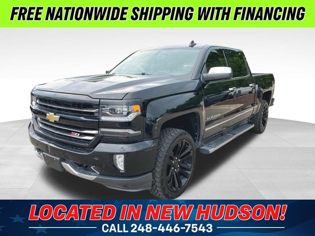Black 2017 Chevrolet Silverado 1500 Pickup Truck Four-Wheel Drive 8-Speed Automatic Overdrive
