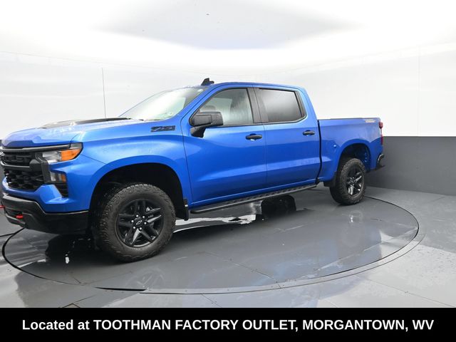 Glacier Blue Metallic 2024 Chevrolet Silverado 1500 Pickup Truck Four-Wheel Drive 8-Speed Automatic