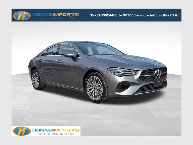 Gray (Mountain Grey Metallic) 2025 Mercedes-Benz CLA 250 FWD Coupe Front-Wheel Drive 8-Speed Dual Clutch
