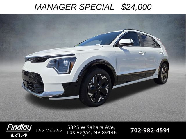 Snow White Pearl 2025 Kia Niro EV SUV / Crossover Front-Wheel Drive 1-Speed Automatic