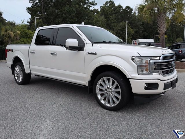 White Platinum Clearcoat Metallic 2019 Ford F-150 Pickup Truck Four-Wheel Drive Automatic