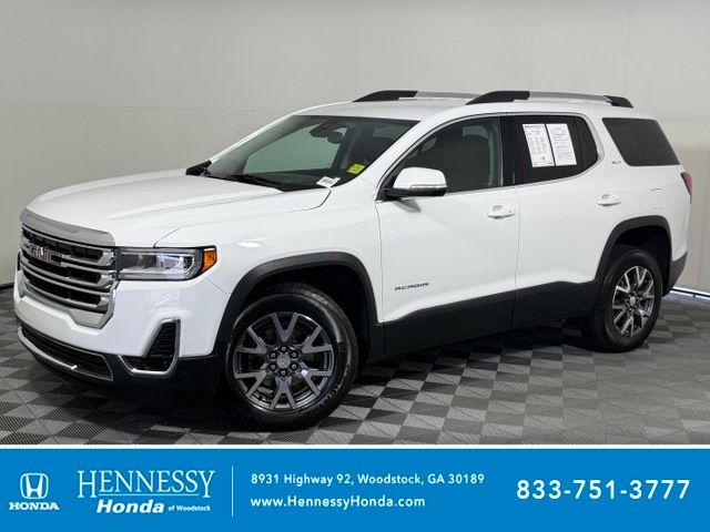 Summit White 2023 GMC Acadia SUV / Crossover Front-Wheel Drive 9-Speed Automatic