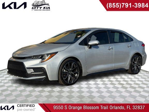 Red 2022 Toyota Corolla SE FWD Sedan Front-Wheel Drive Continuously Variable Transmission