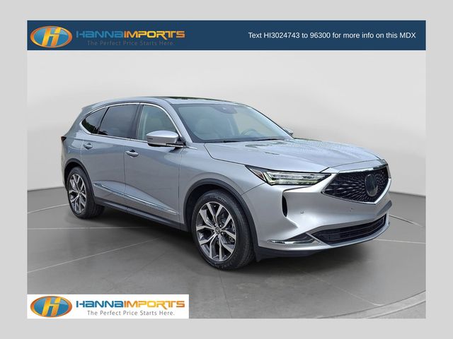 Silver 2022 Acura MDX SUV / Crossover Front-Wheel Drive Automatic