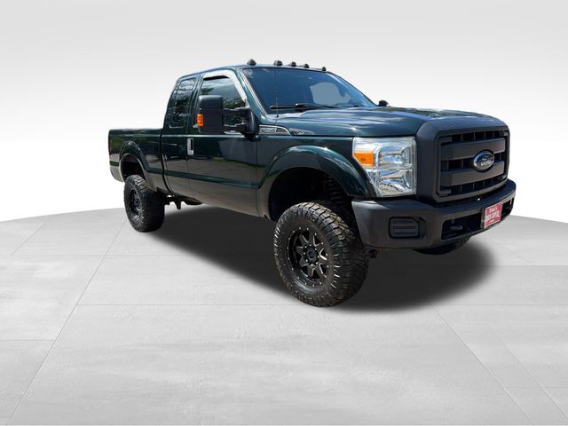 Green 2013 Ford F-250 Super Duty Pickup Truck Four-Wheel Drive 6-Speed Automatic