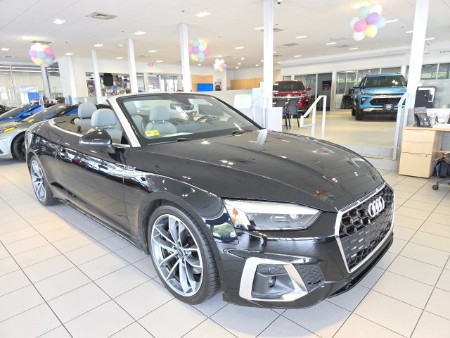 Black Metallic 2024 Audi A5 quattro Premium Plus 45 TFSI Convertible AWD Convertible All-Wheel Drive 7-Speed Automatic