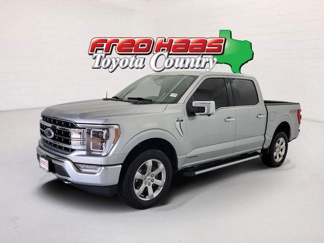 Iconic Silver Metallic 2021 Ford F-150 Lariat SuperCrew 4WD Pickup Truck Four-Wheel Drive Automatic