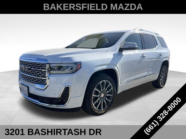 White Frost Tricoat 2021 GMC Acadia SUV / Crossover Four-Wheel Drive 9-Speed Automatic