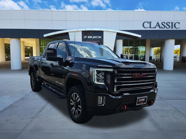 Onyx Black 2021 GMC Sierra 2500HD AT4 Crew Cab 4WD Pickup Truck Four-Wheel Drive Automatic