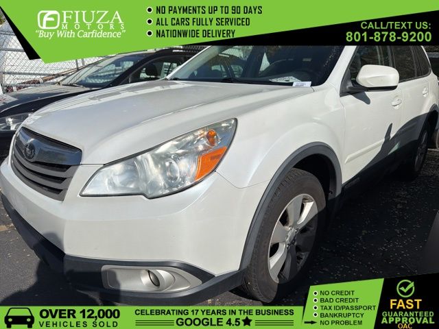 Satin White Pearl 2012 Subaru Outback 2.5i Premium Wagon All-Wheel Drive Continuously Variable Transmission