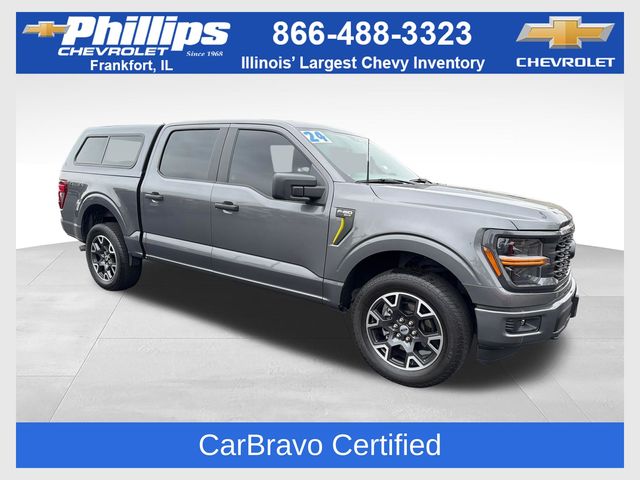 Carbonized Gray Metallic 2024 Ford F-150 Pickup Truck Four-Wheel Drive Automatic
