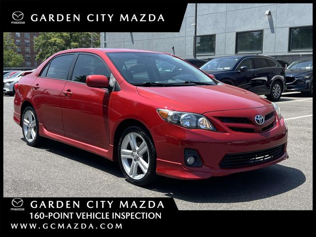 Barcelona Red Metallic 2013 Toyota Corolla S Sedan Front-Wheel Drive 4-Speed Automatic