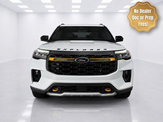 Space White Metallic 2026 Ford Explorer SUV / Crossover All-Wheel Drive Automatic