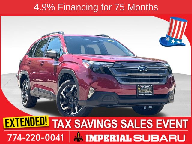 Crimson Red Pearl 2026 Subaru Forester Hybrid SUV / Crossover All-Wheel Drive Continuously Variable Transmission