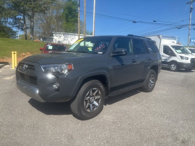 Silver 2024 Toyota 4Runner TRD Off-Road 4WD SUV / Crossover Four-Wheel Drive 5-Speed Automatic